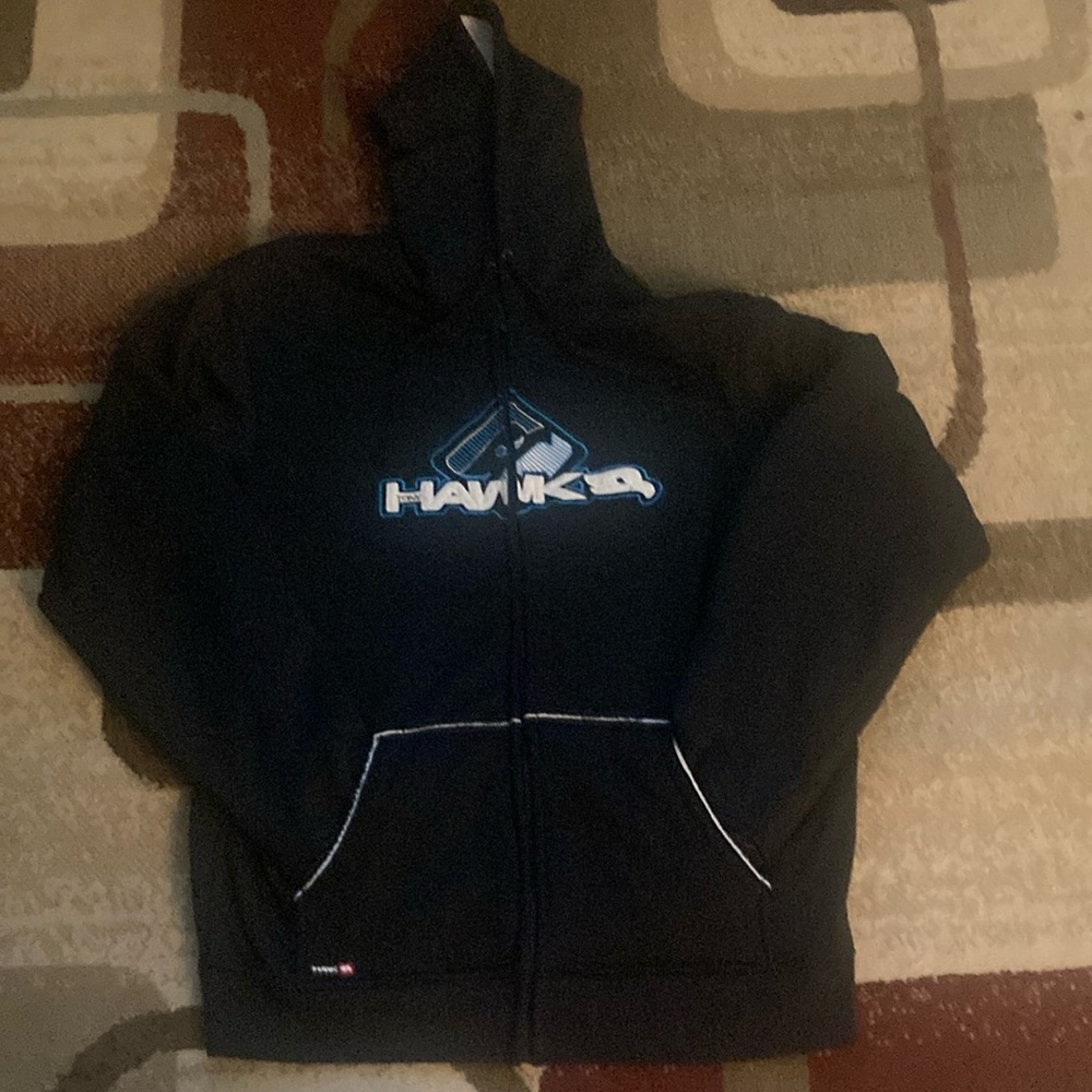 COPY - Tony Hawk XL Fleece Lined Full Zipper Draw String Hoodie Jacket